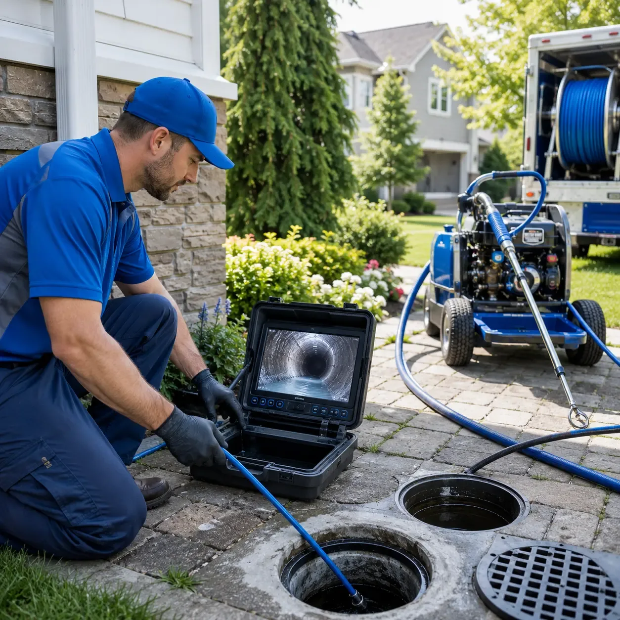 Outdoor drain cleaning professionals serving Point Marion, PA